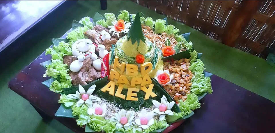 tumpeng alex|rumah binarさん