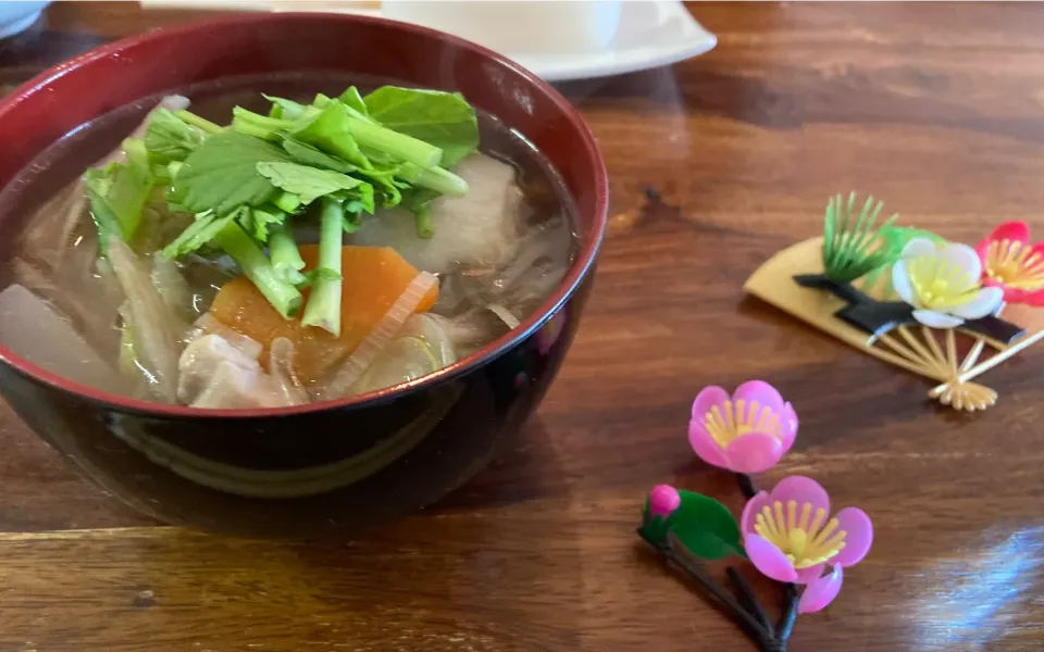 田舎風お雑煮|らんさん