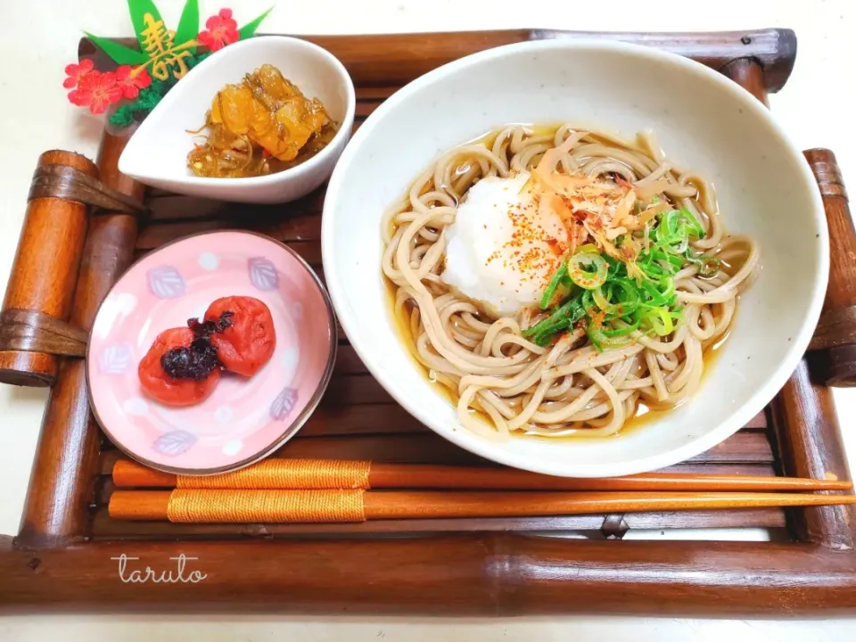 Snapdishの料理写真:おろし蕎麦😋🥢
実家からの大好きな松前漬け付きで😍❤️|taruto⭐️さん