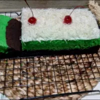 brownies cokelat pandan|Annisa Browniesさん