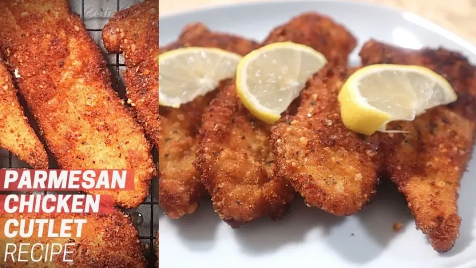 Parmesan Chicken Cutlet|Dine With Nusratさん