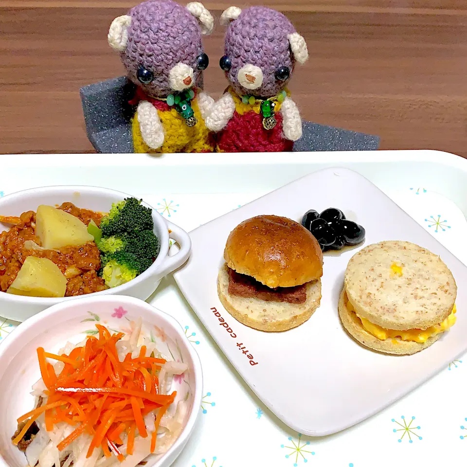 Snapdishの料理写真:朝ごぱん（╹◡╹）|chagashiさん