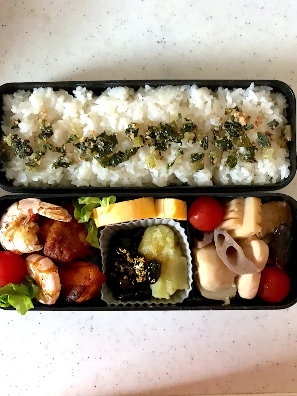 今日からお仕事😊お節のようなダンナ様お弁当〜💕|てるみさん