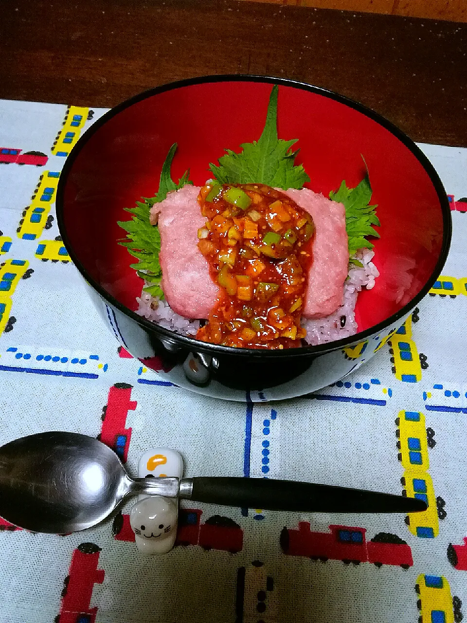 手作りユッケ風だれで食べる鮪のたたき丼|にんにくと唐辛子が特に好き❤️(元シャリマー)さん