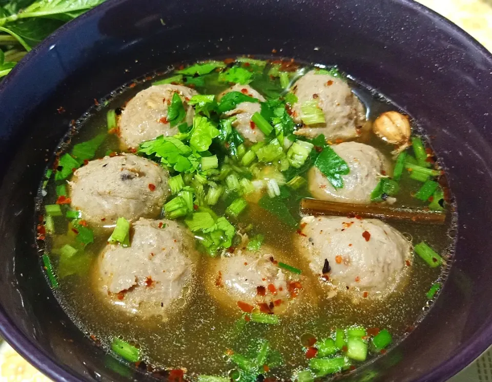 Beef Ball Soup  Chinese spices|🌿Veerapan Mu🌿さん