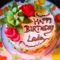 Theresa Siu's - My little sister's Birthday cake!|Theresa Siuさん