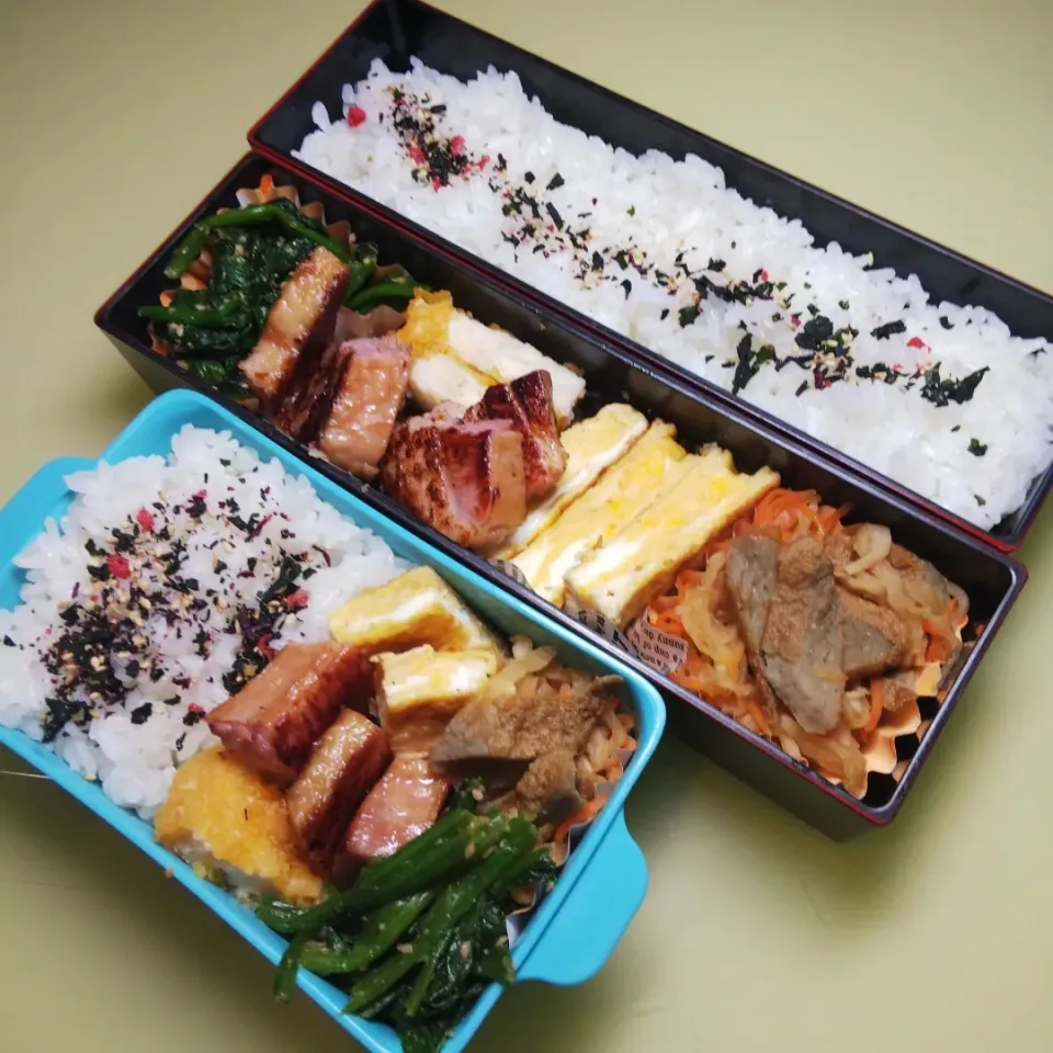 1/5 夫婦弁当|けろよんさん