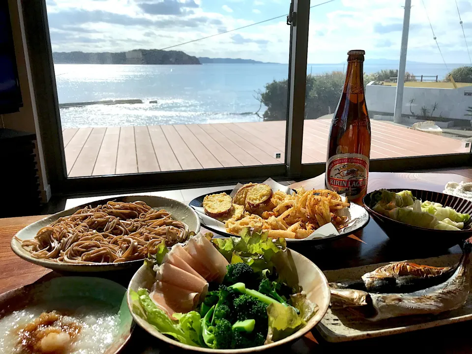 2021.1.3 天ぷら&蕎麦ランチ🍻🍻🍻|ゆみずさん