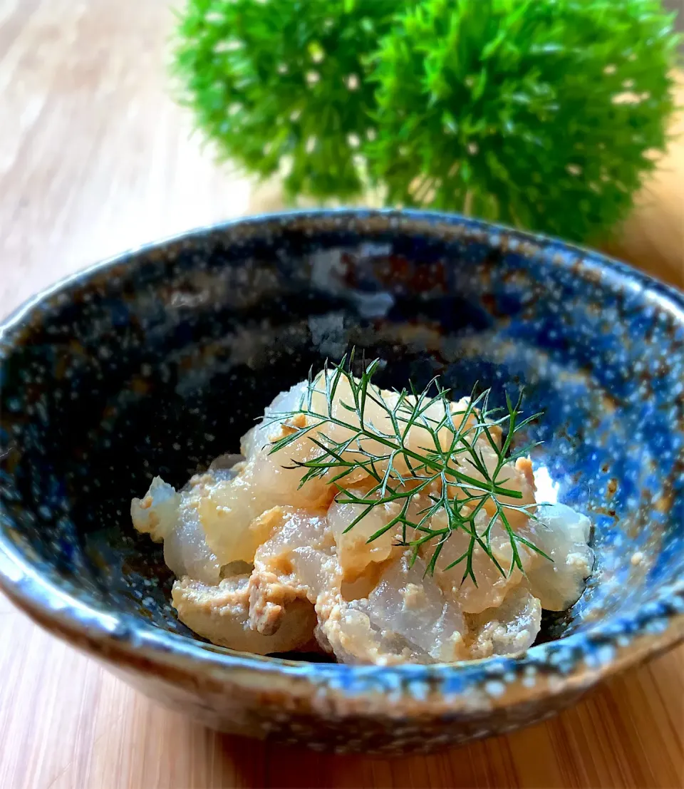 釣り魚🎣カワハギのキモ和え|9421beruさん