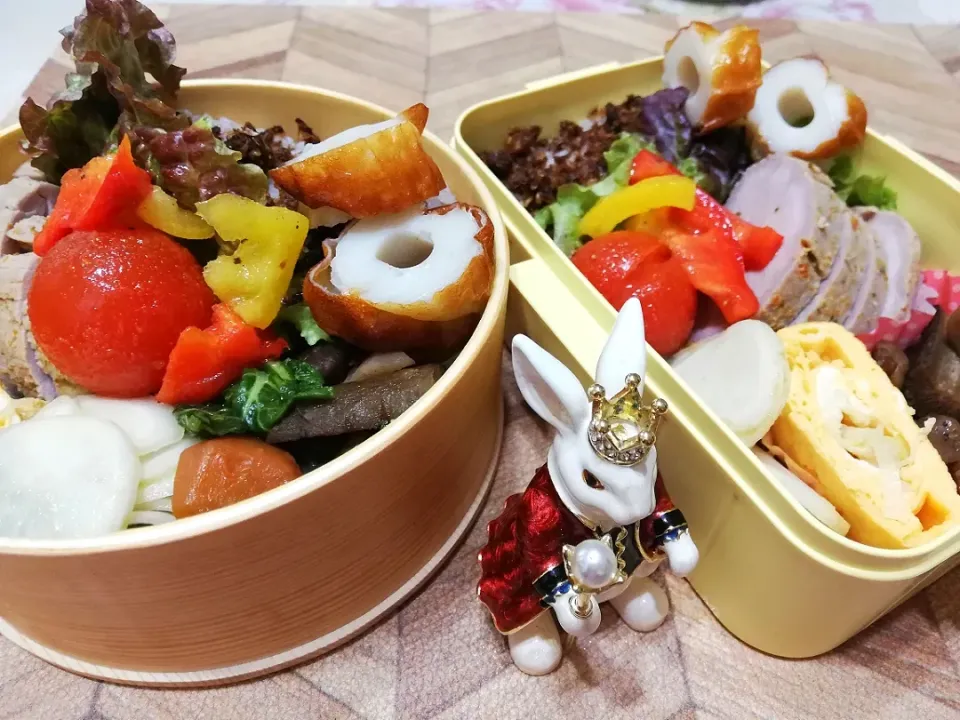 Snapdishの料理写真:'21,1/5
本日のジジババ弁当🍱|たえさん