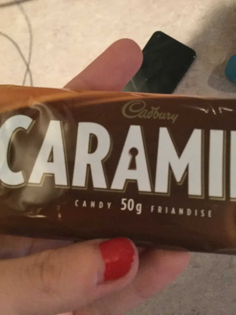 I got some chocolate caramel bar|ninja kittyさん