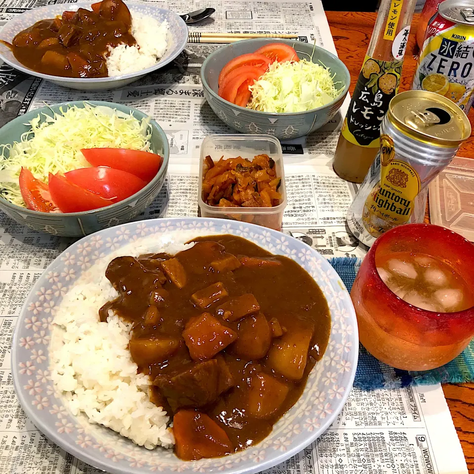 味噌鍋の残り出汁でカレー🍛😋|すかラインさん