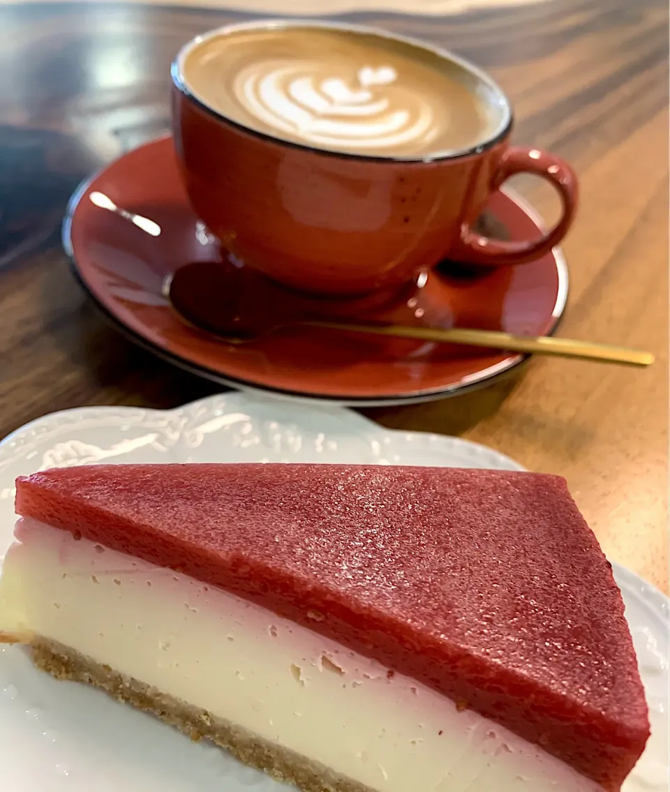 Strawberry Raspberry Cheese Cake.|Carrollさん