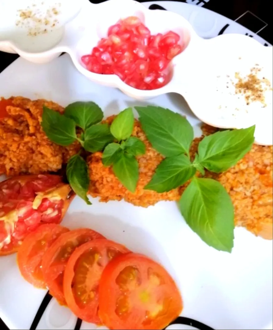 Middle Eastern tomato Bulgur & yogurt|Christelle S. Karamさん