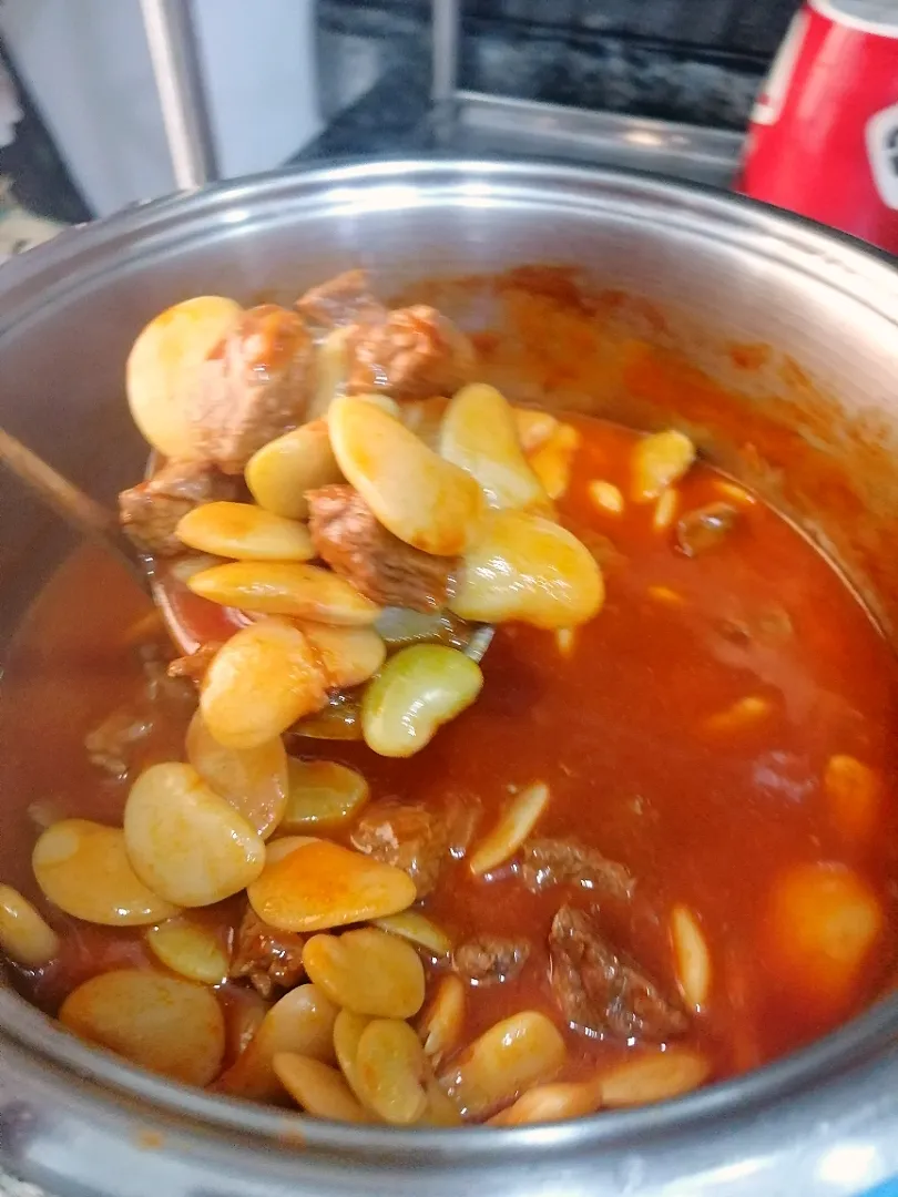 Red beans and sliced meat|Christelle S. Karamさん