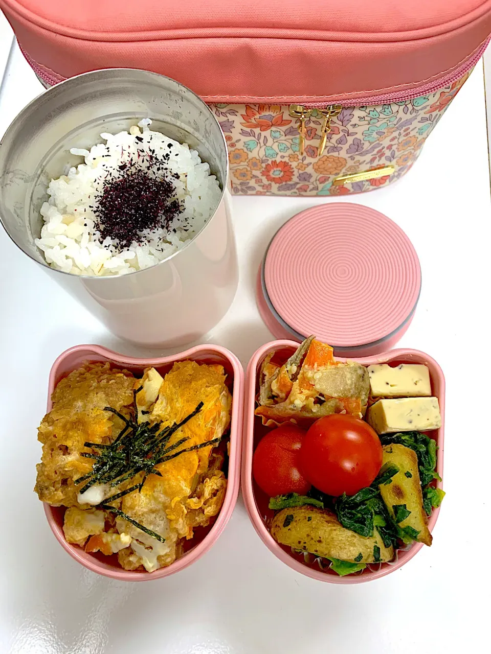 Snapdishの料理写真:2021,1/6 高２娘のお弁当🍱|naoちんさん