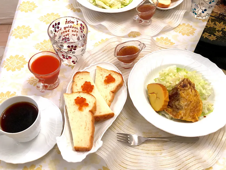 お煮しめカレー入りオムレツ❣️|もこさん