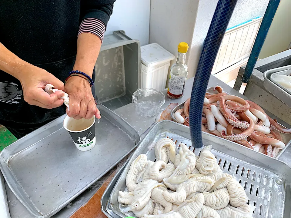 🌈石垣島🌈セイイカ仕分け中🌈金城刺身店🌈スガコ🌈|dabasyuさん