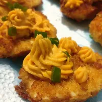 1st time making fried deviled eggs 😊|Ellaさん