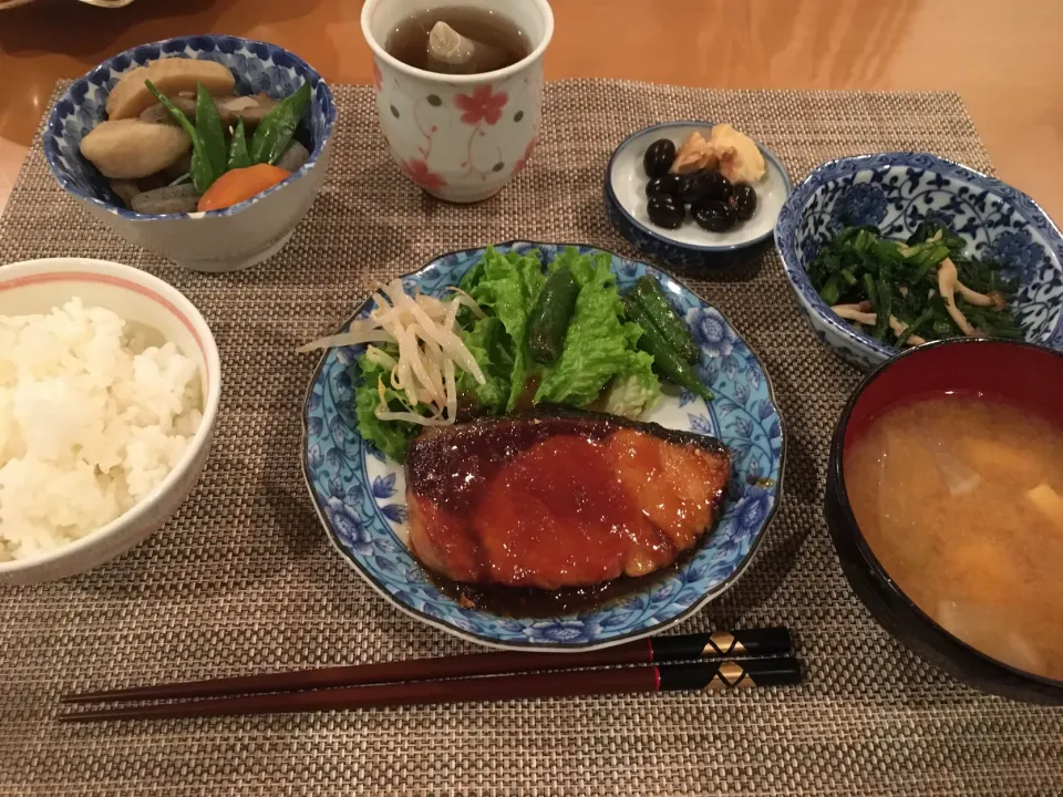 ぶりの照り焼き🐟|にゃふてんさん