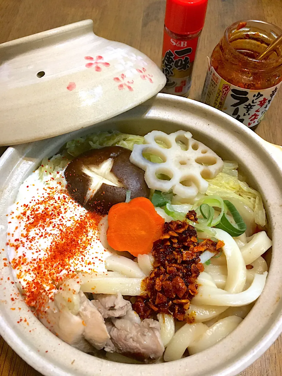 鍋焼きうどん🍲|がおりんさん