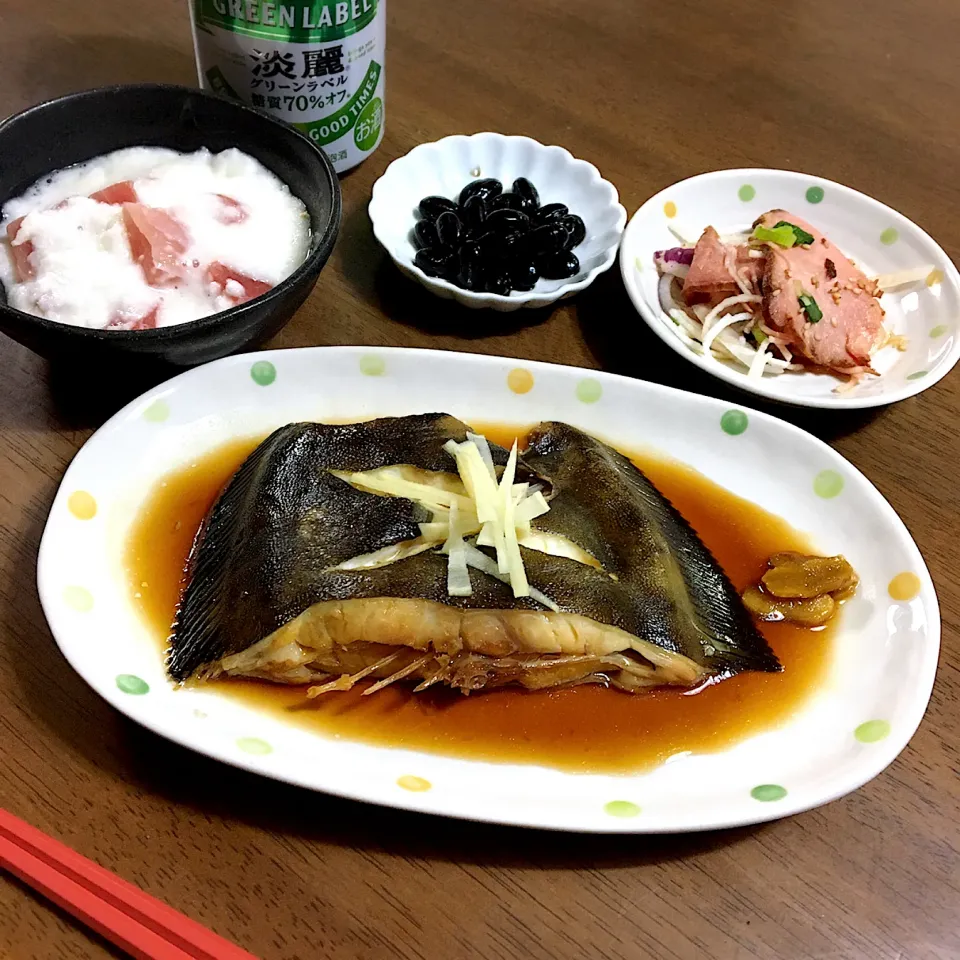 Snapdishの料理写真:お一人様晩ご飯🍺|あっつさん