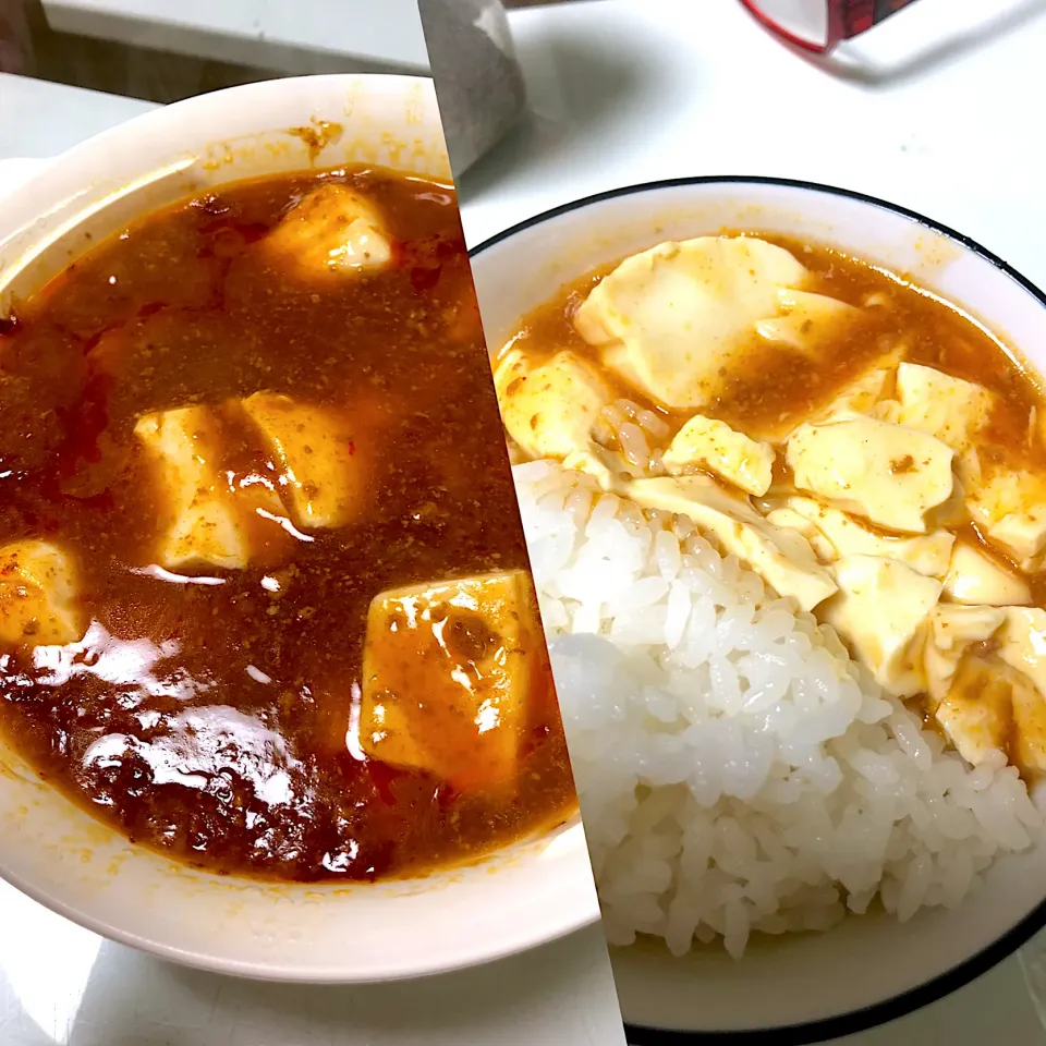 麻婆豆腐と麻婆豆腐丼|かずさん