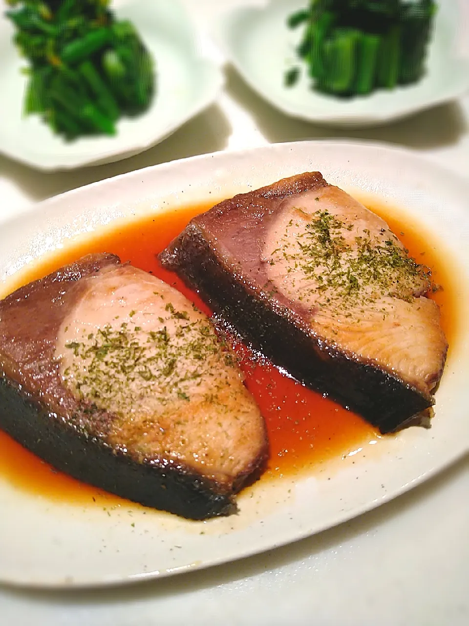 鰤の照り焼き|まめころさん