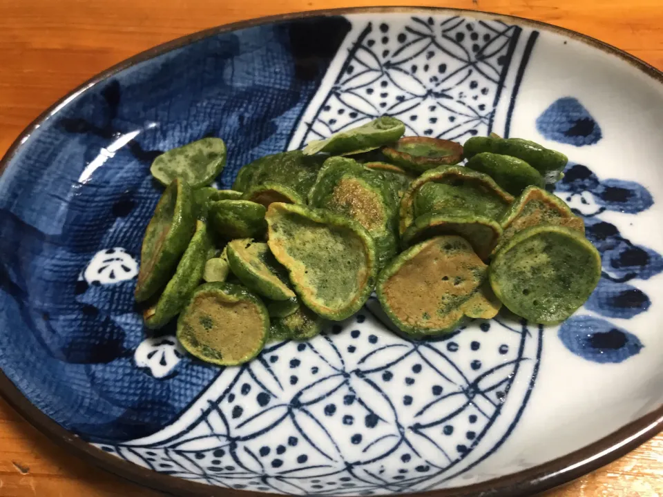 ほうれん草の点々ホットケーキ|中餐姐姐さん