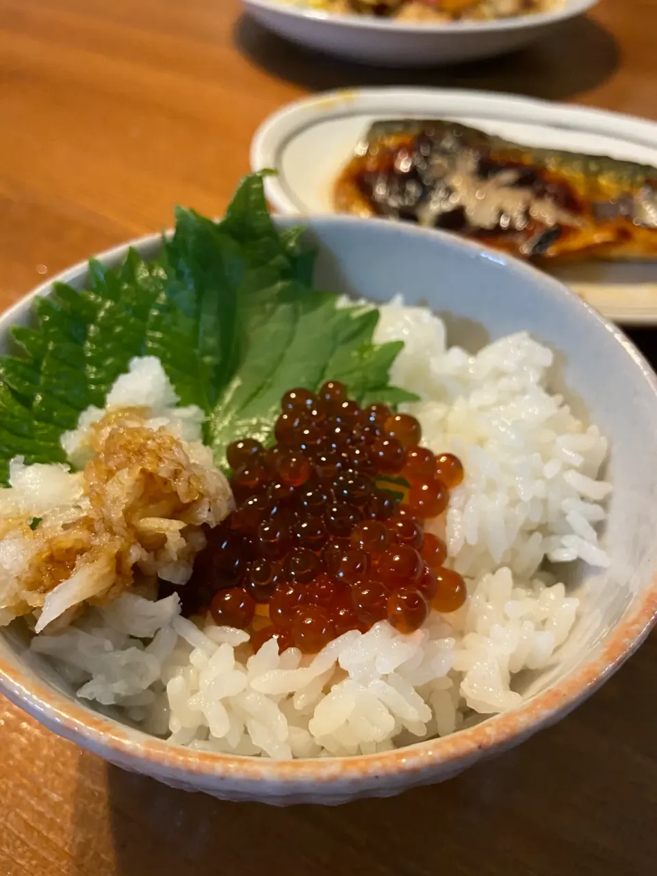 1/6の夕食　チョイいくらおろし丼|yoneさん