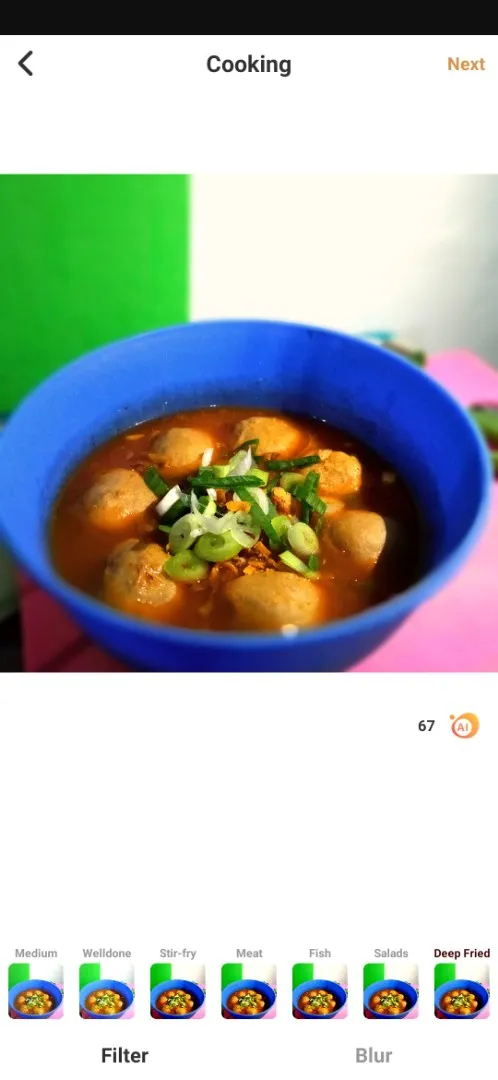 Snapdishの料理写真:bakso kecil kuah mercon level 1 2 3 . 😁|Sabtian Saputraさん