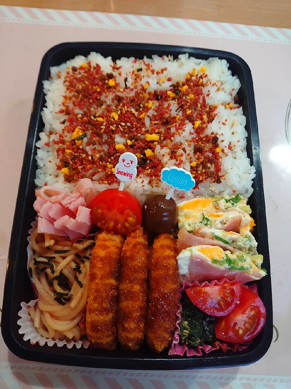 今日のお弁当😋
～育ち盛りバージョン～|みぽりん♪さん