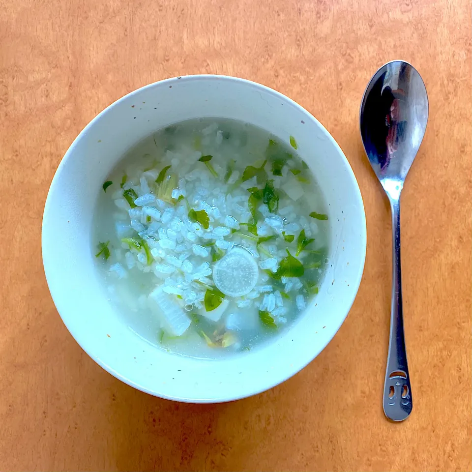 Nanakusa Gayu (Seven Herb Rice Porridge) 七草粥|MI 「いどりす」さん