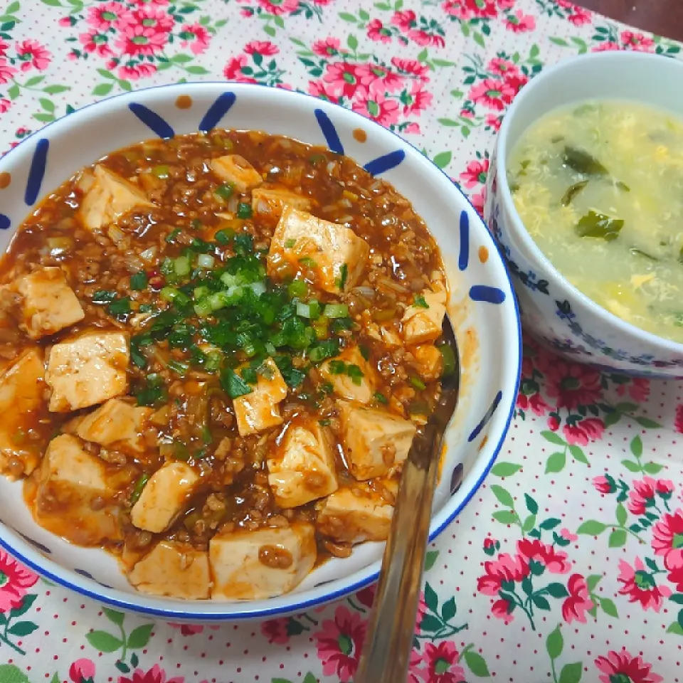 Snapdishの料理写真:４つの醤を使った麻婆豆腐🎵|cocco+さん