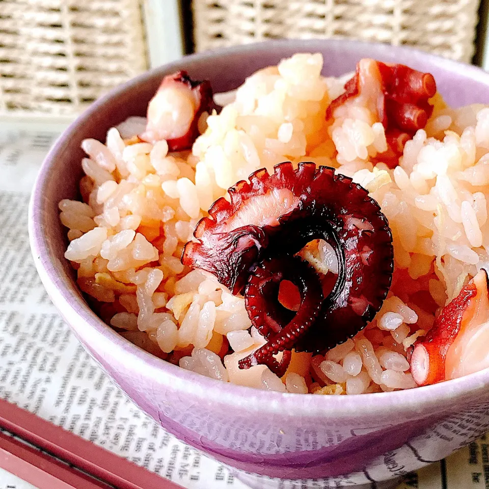 Snapdishの料理写真:🐙タコ飯🐙|ユッキーさん