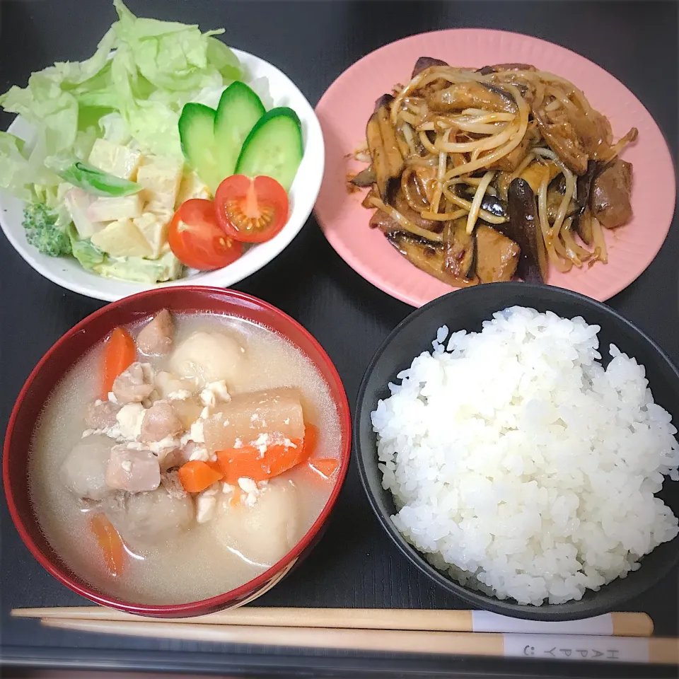 こてっちゃん炒め&お雑煮|おいもさん