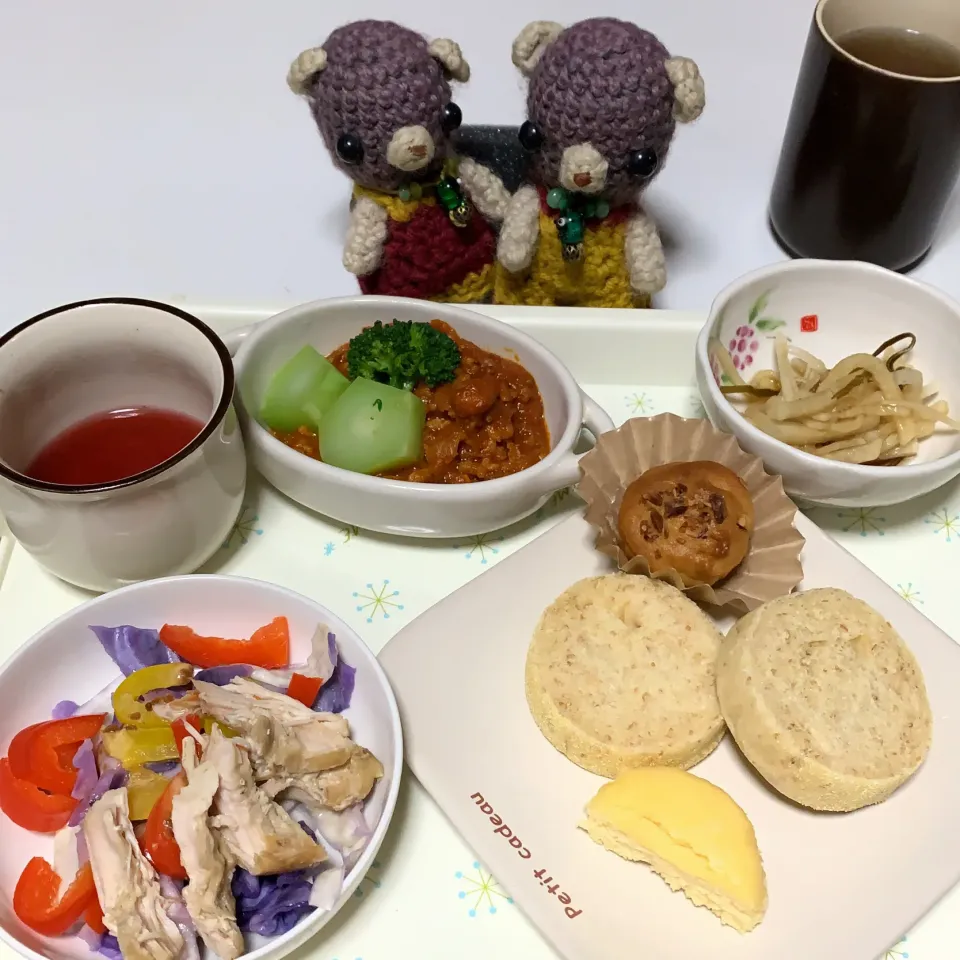 Snapdishの料理写真:朝ごぱん（╹◡╹）|chagashiさん