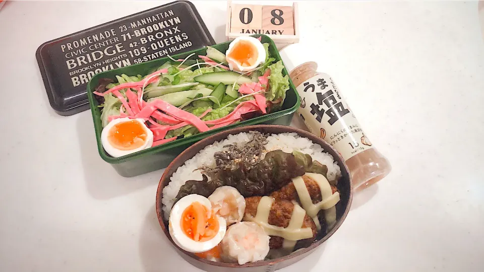 旦那弁当＆長男🍳弁当|naaaaaaa♡さん