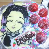 Snapdishの料理写真:誕生日ケーキ🎂|ぽこさん