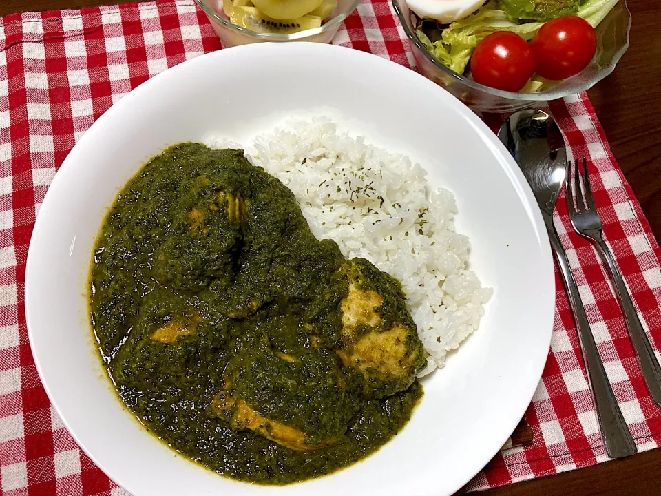 ほうれん草のチキンカレー|Emiさん