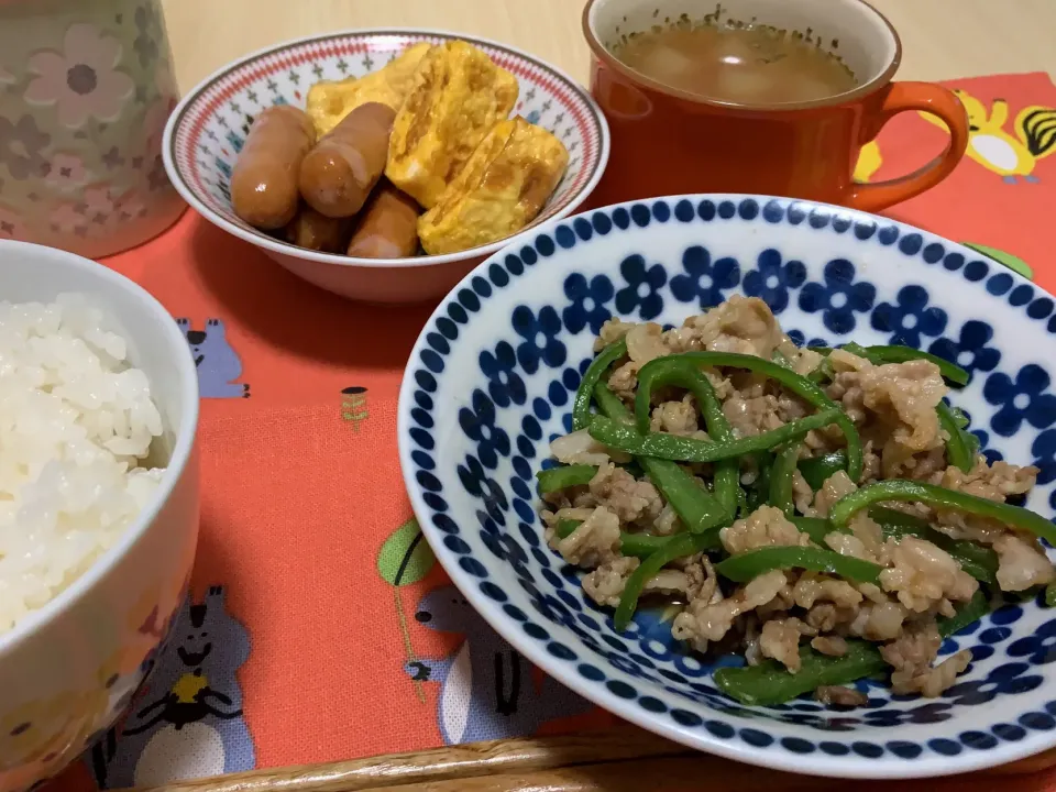 Snapdishの料理写真:#青椒肉絲風ごはん|harapekoaomushiさん