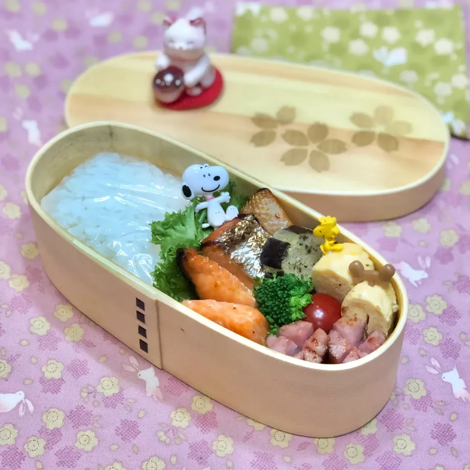 塩鮭グリル☘の❤️ちゃんお弁当　11/26木|sweet homeさん