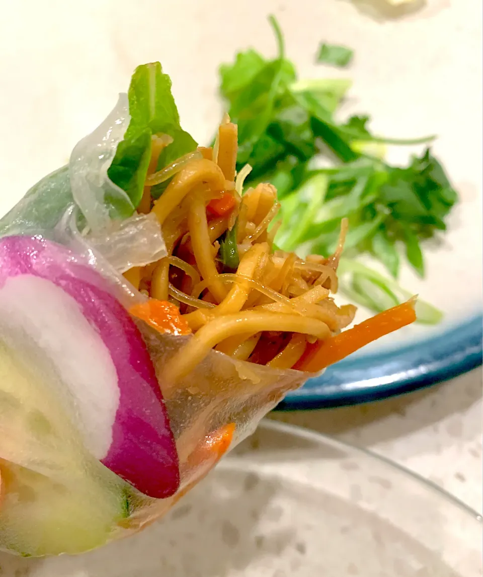 Snapdishの料理写真:Spring roll Pancit|🌺IAnneさん