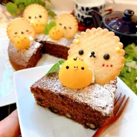 黒豆チョコケーキ