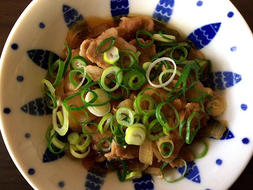 Snapdishの料理写真:豚肉の生姜焼き(ハーフ)|ばーさんさん