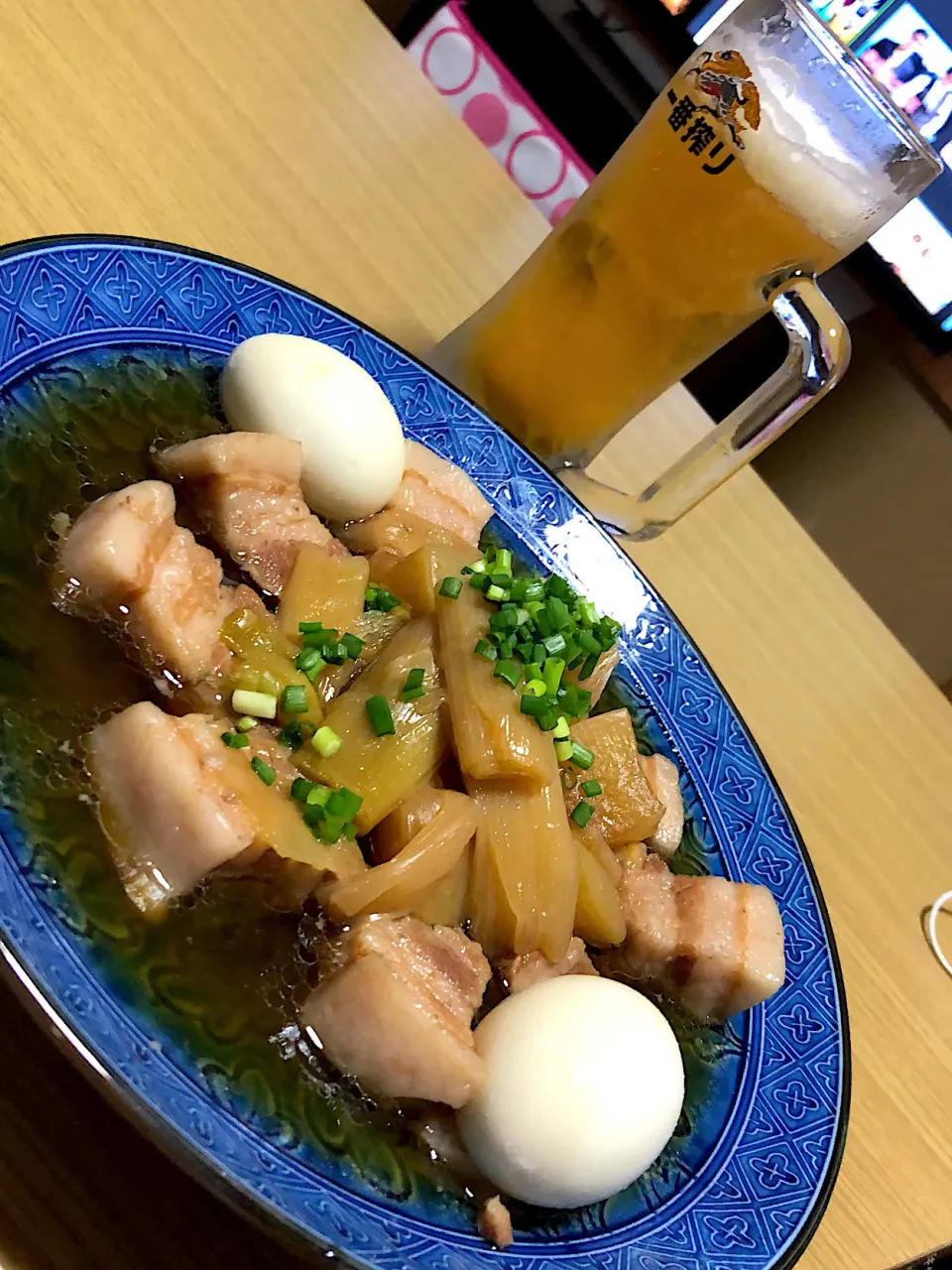 愛の角煮ビールを添えて|こさん