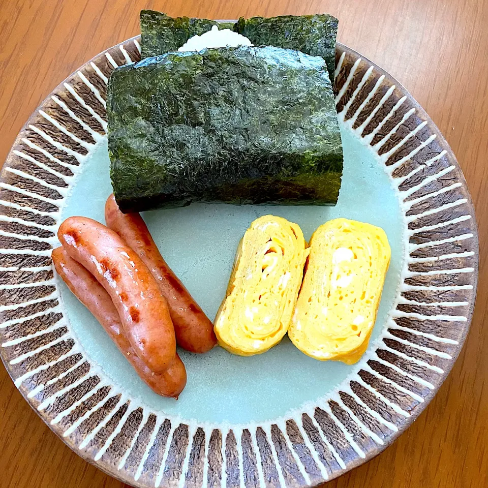 Snapdishの料理写真:こんなんでいいんだよ朝ごはん|ハルさん