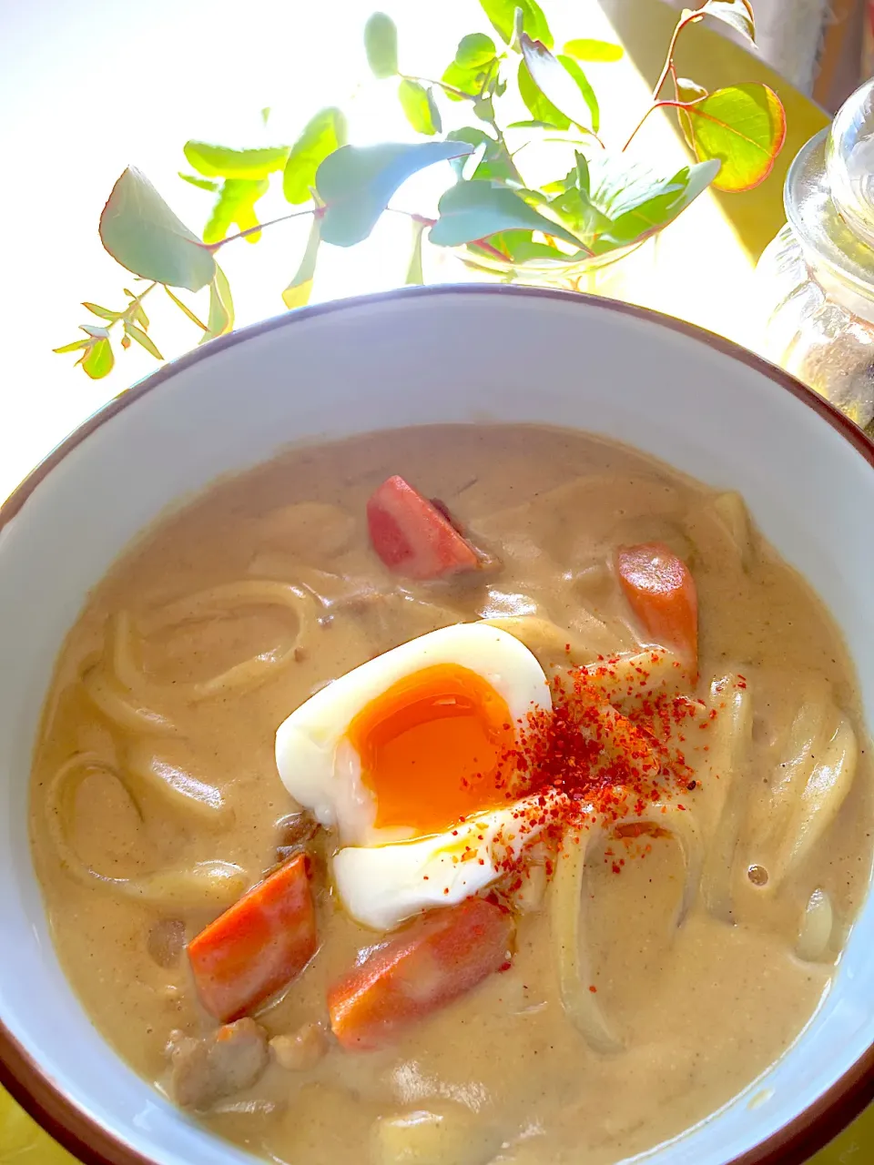 Snapdishの料理写真:クリーミーカレーうどん|NYKさん