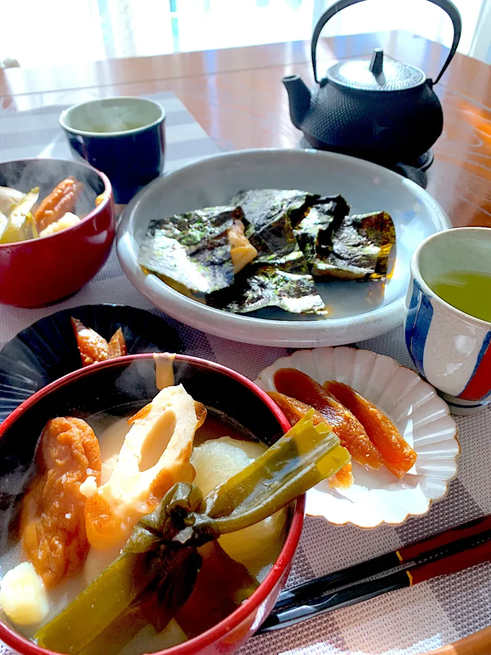 昼おでんと 磯辺巻き餅|シュトママさん