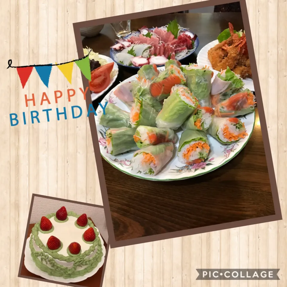 Snapdishの料理写真:娘の誕生日🎂|Lilyさん